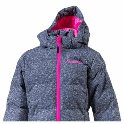 Mariel Girls Long Melange Pro-lite Jacket Pink