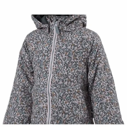 Maxi Jacket Small Flower Orange