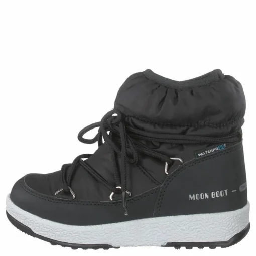 MB M.BOOT JR GIRL LOW NYLON WP BLACK