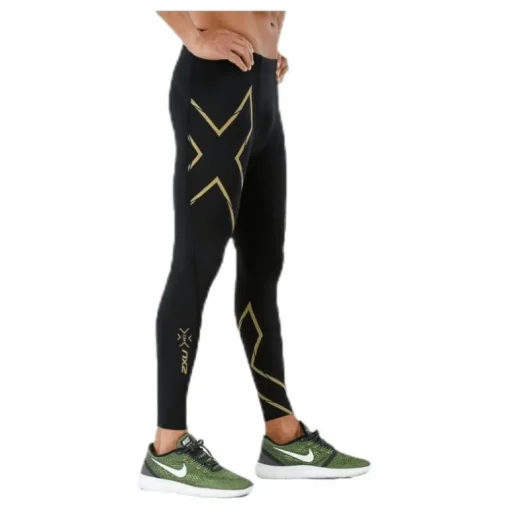 MCS Run Compression Tights M Black/Gold