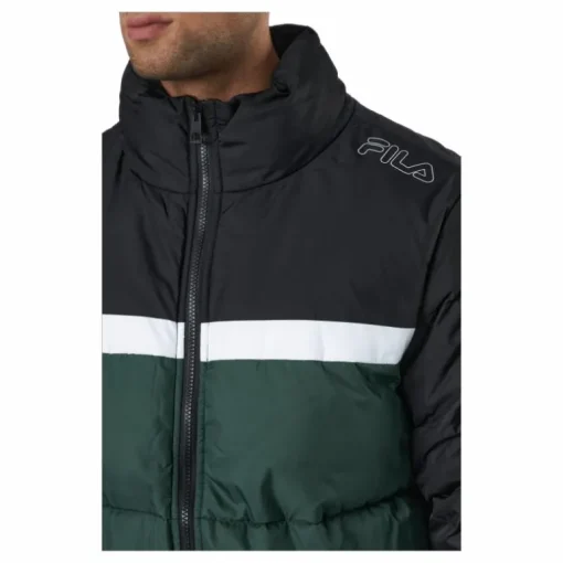 Men Oliver Puff Jacket Sycamore-black-bright White