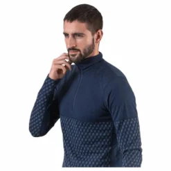 Merino 240 Zip Blue