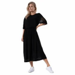 Mesh Dress Black