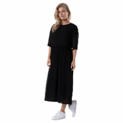 Mesh Dress Black