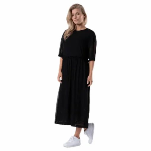 Mesh Dress Black