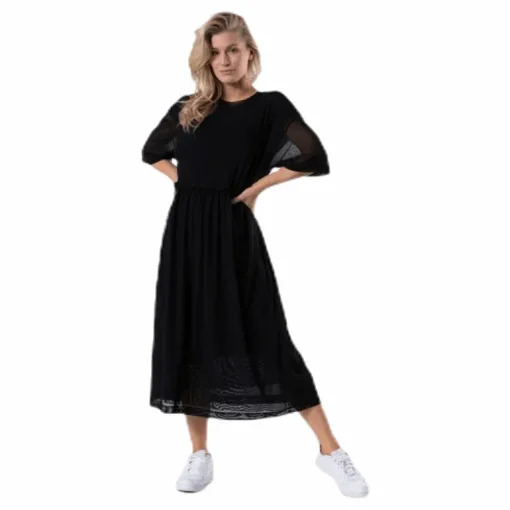 Mesh Dress Black