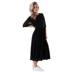 Mesh Dress Black