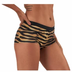 Mia Tiger Minishorts 2-Pack Black