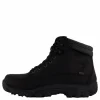 Mid Lace Up Waterproof Hiking Black