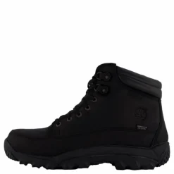 Mid Lace Up Waterproof Hiking Black