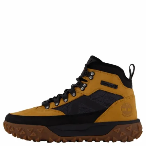 Mid Lace Up Waterproof Hiking Wheat