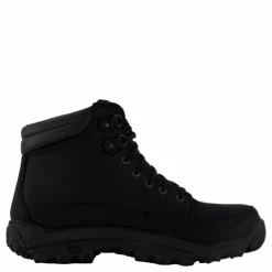 Mid Lace Up Waterproof Hiking Black