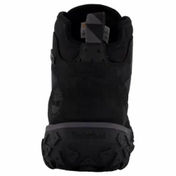 Mid Lace Up Waterproof Hiking Jet Black