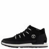 Mid Lace Up Waterproof Sneaker Jet Black