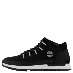 Mid Lace Up Waterproof Sneaker Jet Black