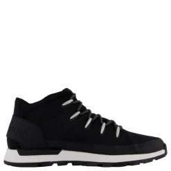Mid Lace Up Waterproof Sneaker Jet Black