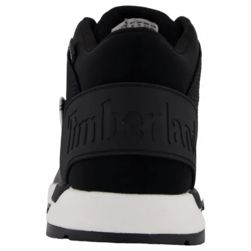 Mid Lace Up Waterproof Sneaker Jet Black