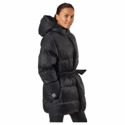 Mid Length Beltet Coat Black