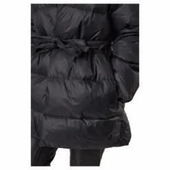 Mid Length Beltet Coat Black