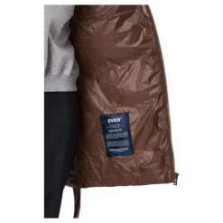 Mid Length Beltet Coat Dark Bark