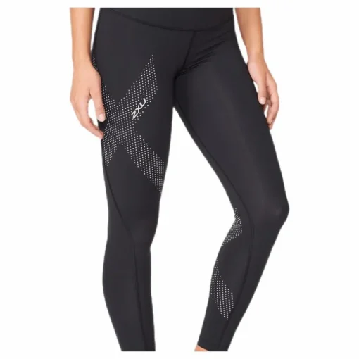 Mid-Rise Compression Tights Black/Grey