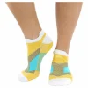 Mirenda Thin Running Sock Low-cut White/Yellow