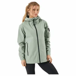 Misty Shell W Jackets Grey Green