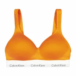 Modern Cotton Lift Bralette Orange