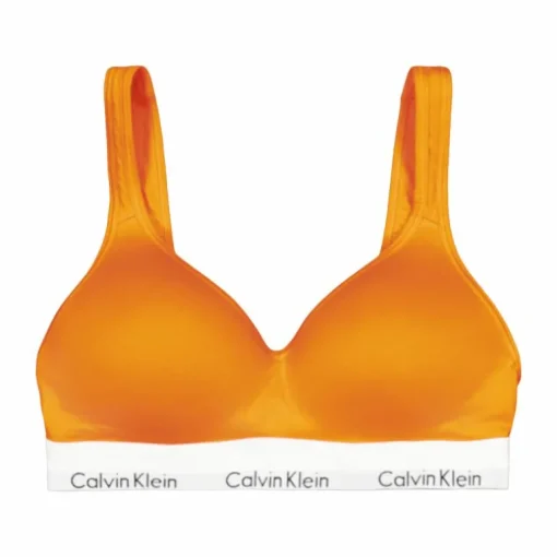 Modern Cotton Lift Bralette Orange