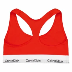 Modern Cotton Unlined Bralette Orange