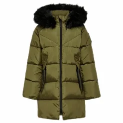 Monica Long Puffer Coat Beige