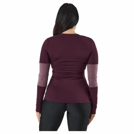 Mons Royale Cornice Long Sleev Wine Red