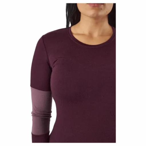 Mons Royale Cornice Long Sleev Wine Red