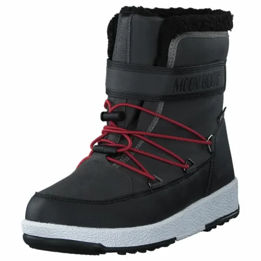 Moonboot Jr Boy Boot Black-dark Gray