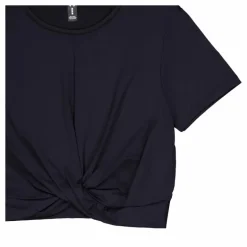 Motion Crossover Crop Ss Black