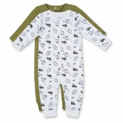 Nbmnightsuit 2p Zip Loden Dino Loden Green