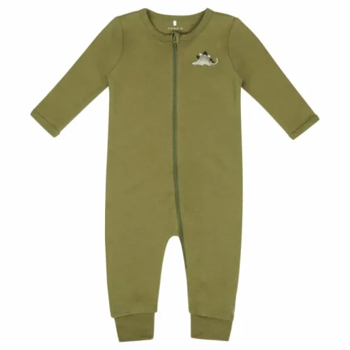Nbmnightsuit 2p Zip Loden Dino Loden Green