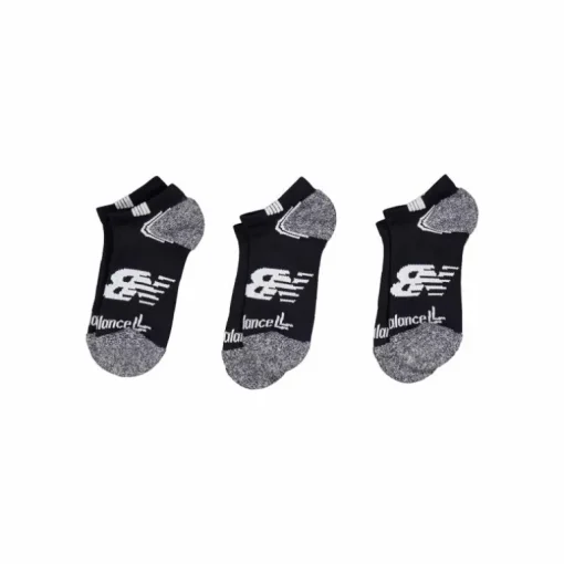 New Balance Unisex No Show Run Black,white