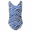 Nika Swimsuit Blue/White