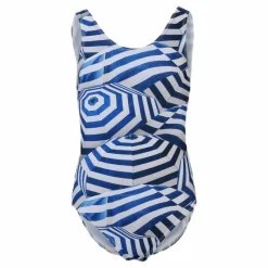Nika Swimsuit Blue/White