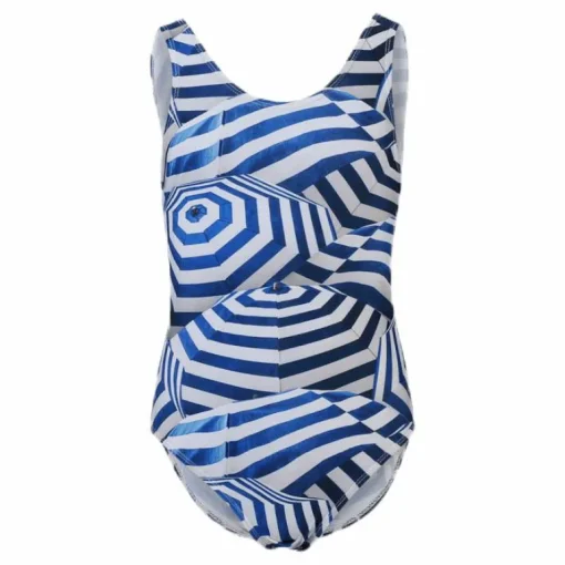 Nika Swimsuit Blue/White