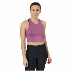Nike Dri-fit One Luxe Women's Light Bordeaux/metallic Gold