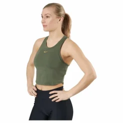 Nike Dri-fit One Luxe Women's Medium Olive/metallic Gold