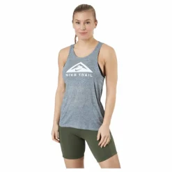 Nike Dri-fit Women's Trail Run Dk Grey Heather/white