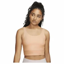Nike Yoga Luxe Crop Top Orange