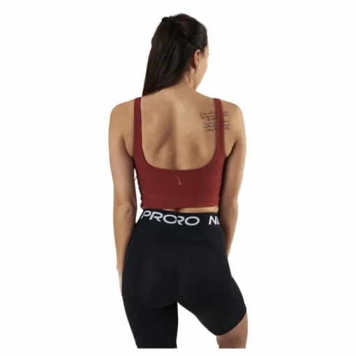 Nike Yoga Luxe Crop Top Orange