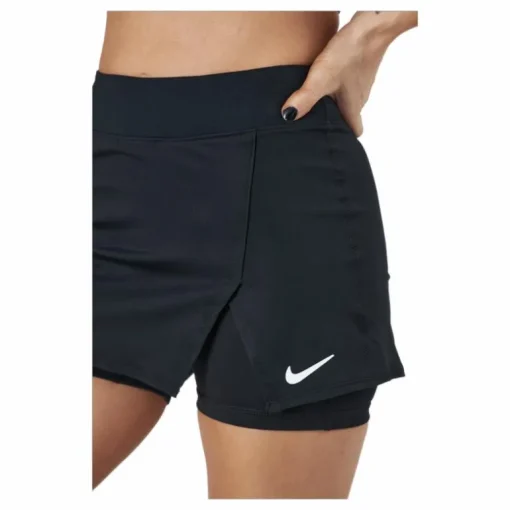 NikeCourt Dri-FIT Victory Women's Tennis Skirt BLACK/WHITE