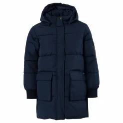 Nkfmuso Long Puffer Jacket Cam Dark Sapphire