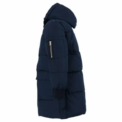 Nkfmuso Long Puffer Jacket Cam Dark Sapphire