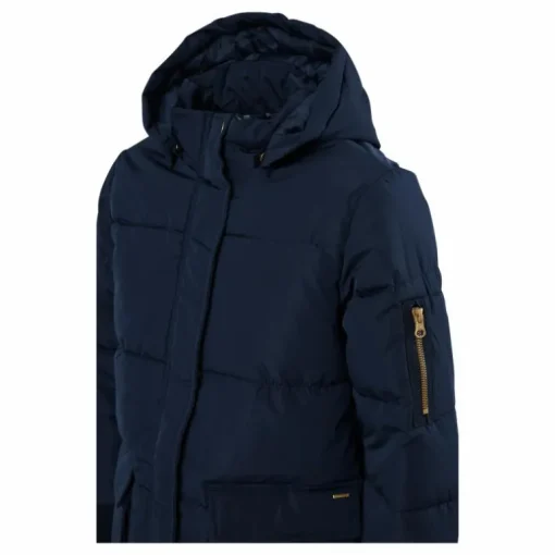 Nkfmuso Long Puffer Jacket Cam Dark Sapphire